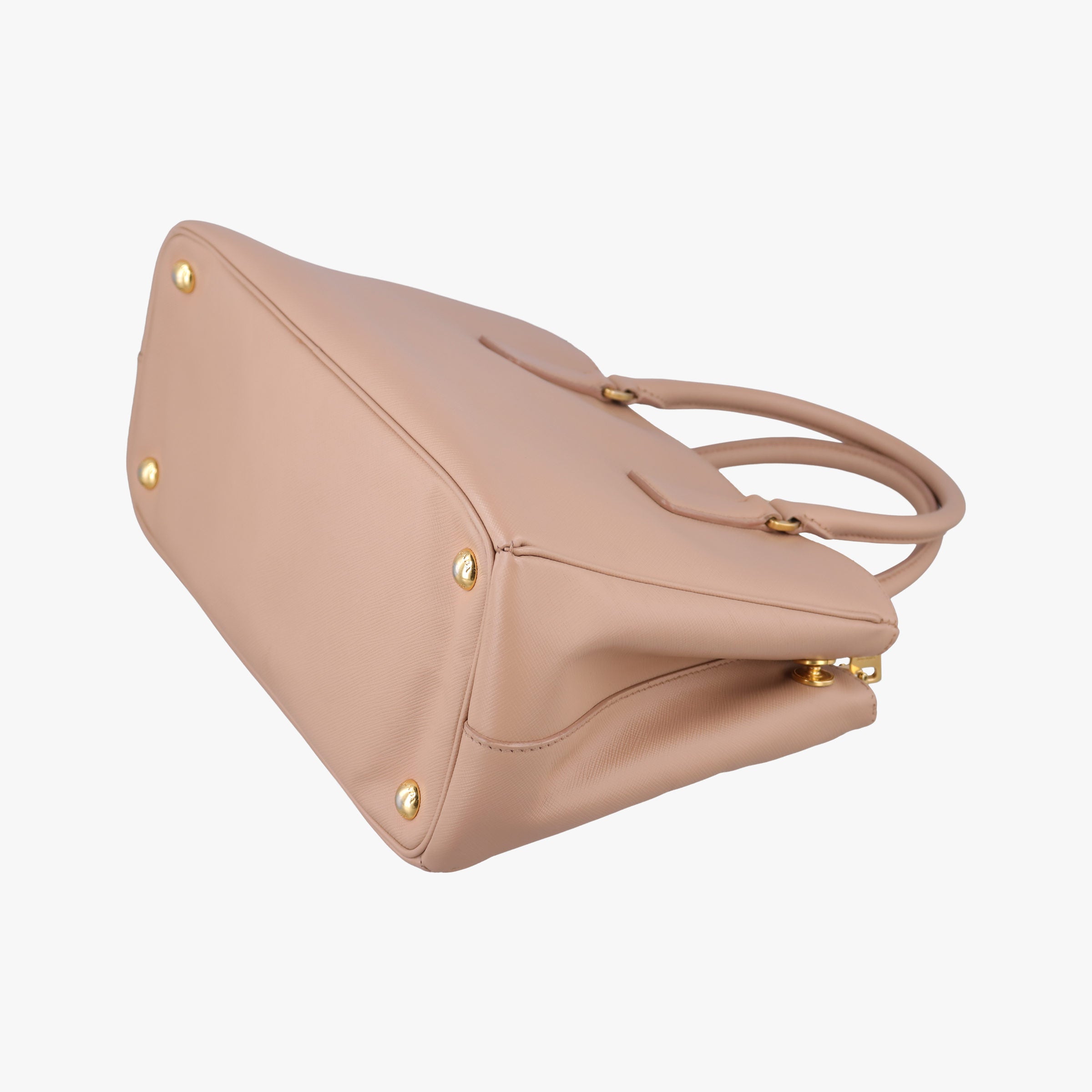 Pre-owned Prada Galleria Pink SAFFIANO Leather BN1801 shoulderbag | stylenewstar