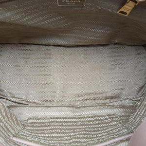 Pre-owned Prada Galleria Pink SAFFIANO Leather BN1801 shoulderbag | stylenewstar