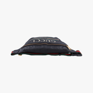 Vintage Gucci Print Black Leather 530412 bum bag/waist bag | stylenewstar