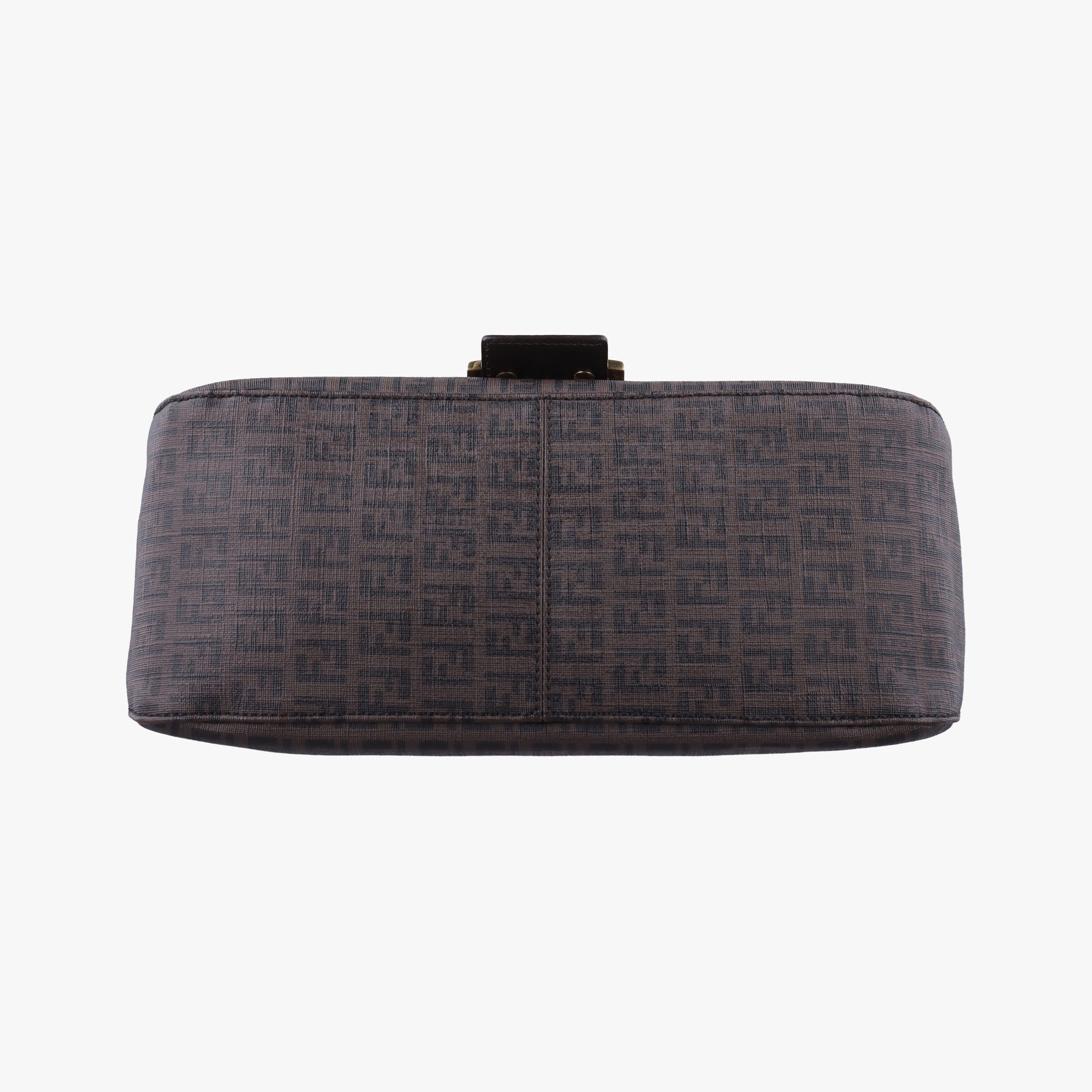 Vintage Fendi Baguette Zucchino Brown PVC coated canvas 8BR001 shoulderbag | stylenewstar
