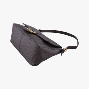 Vintage Fendi Baguette Zucchino Brown PVC coated canvas 8BR001 shoulderbag | stylenewstar