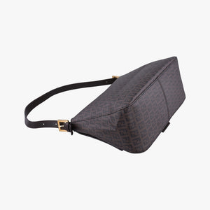 Vintage Fendi Baguette Zucchino Brown PVC coated canvas 8BR001 shoulderbag | stylenewstar