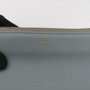 Pre-owned Celine TRIO Blue Leather  shoulderbag | stylenewstar