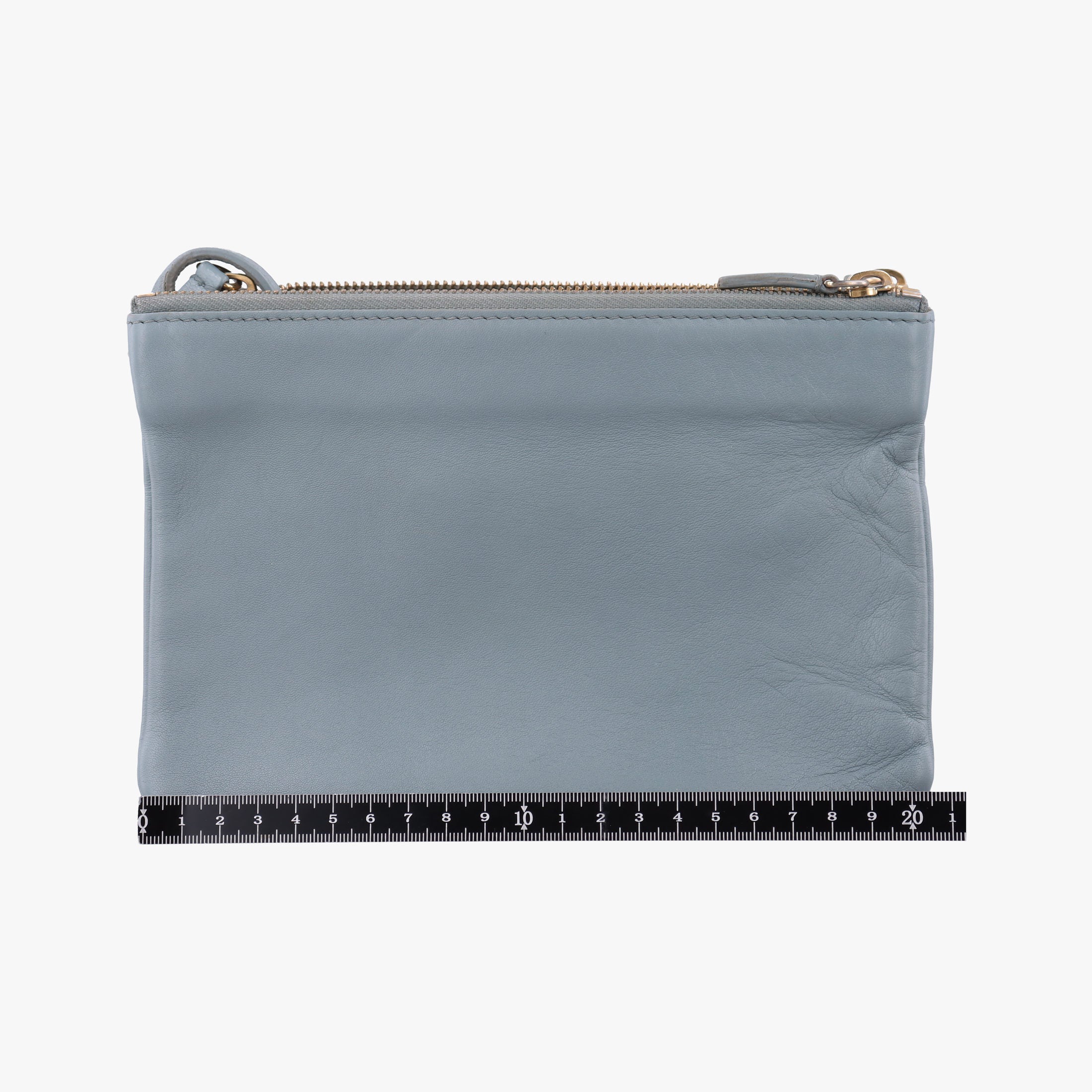Pre-owned Celine TRIO Blue Leather  shoulderbag | stylenewstar
