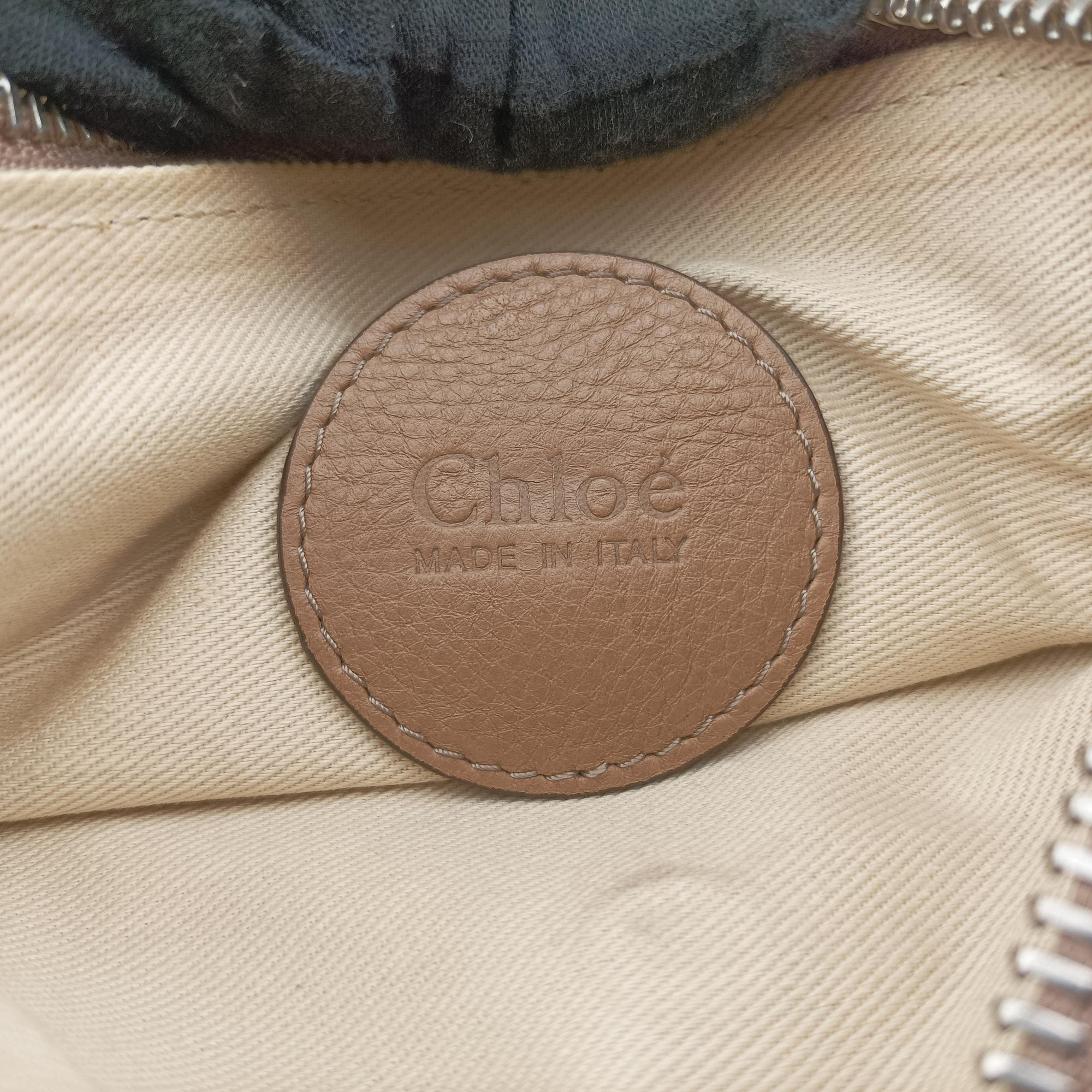 Pre-owned Chloe Paddington Pochette Vintage Camel Leather  shoulderbag | stylenewstar