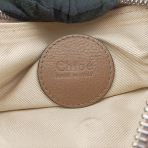 Pre-owned Chloe Paddington Pochette Vintage Camel Leather  shoulderbag | stylenewstar