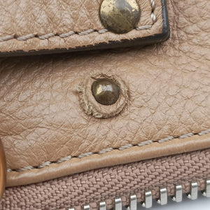 Pre-owned Chloe Paddington Pochette Vintage Camel Leather  shoulderbag | stylenewstar