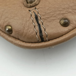 Pre-owned Chloe Paddington Pochette Vintage Camel Leather  shoulderbag | stylenewstar