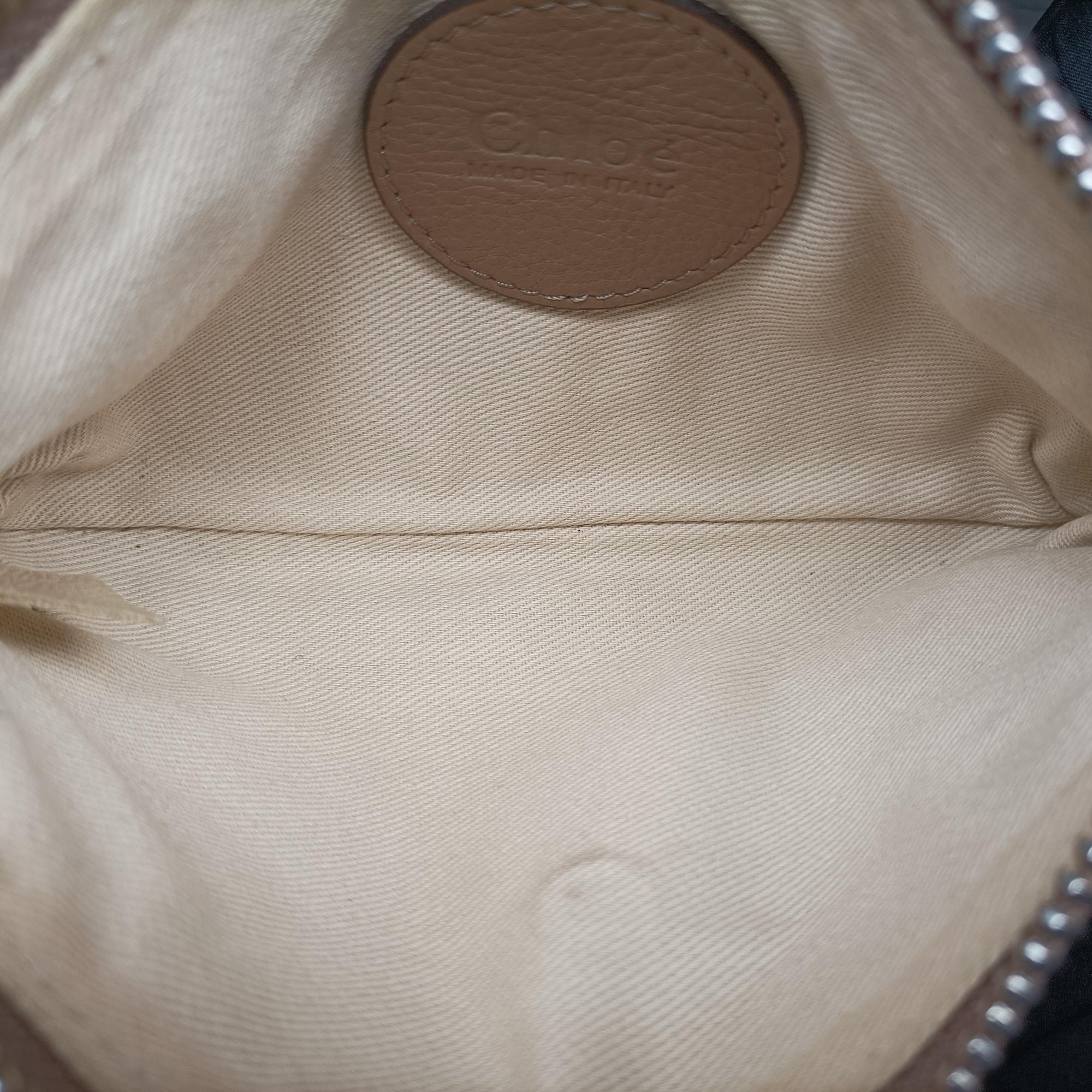 Pre-owned Chloe Paddington Pochette Vintage Camel Leather  shoulderbag | stylenewstar