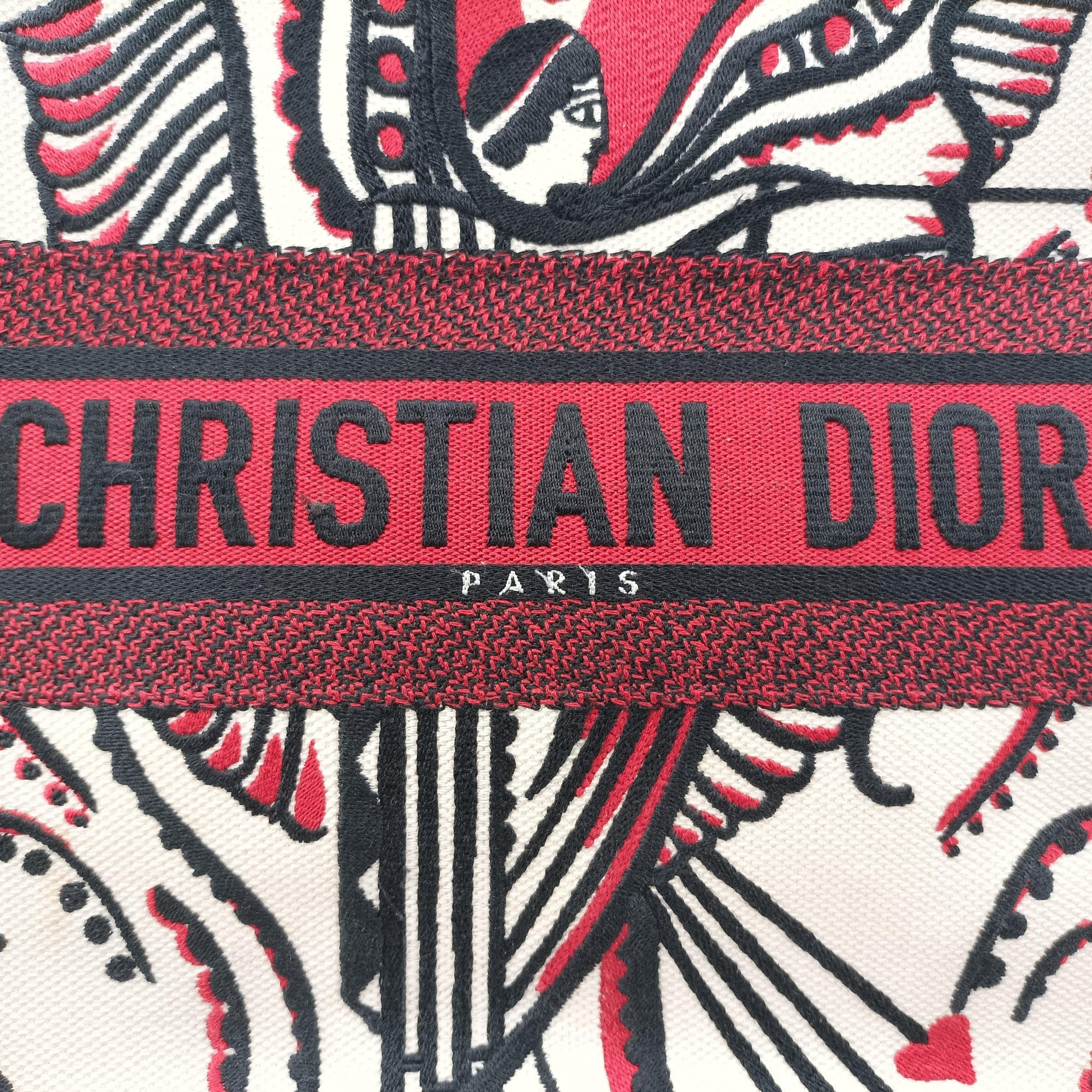 Pre-owned Christian Dior Book Tote Multicolour Canvas  handbag | stylenewstar
