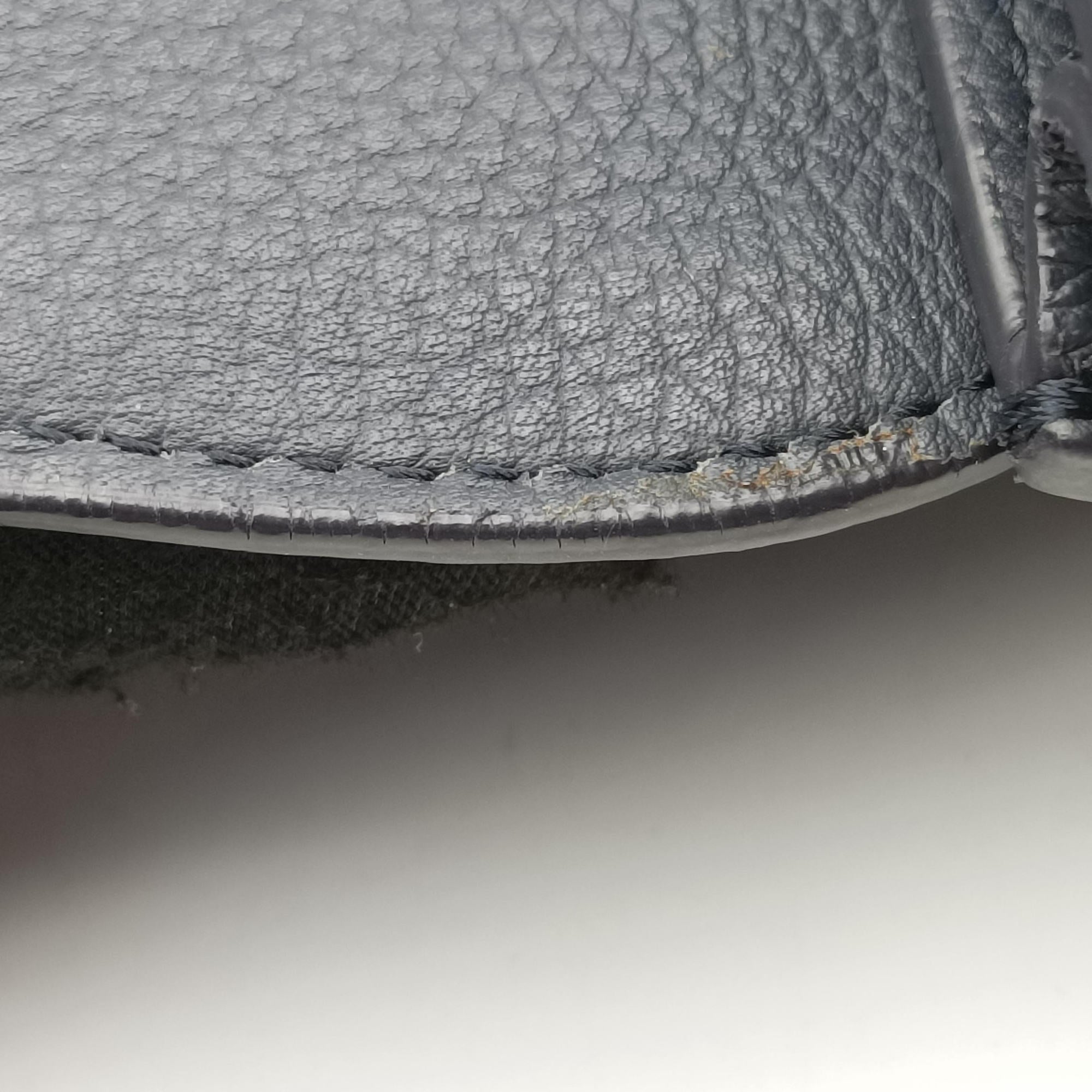 Pre-owned Christian Dior Saddle Navy leather  shoulderbag | stylenewstar