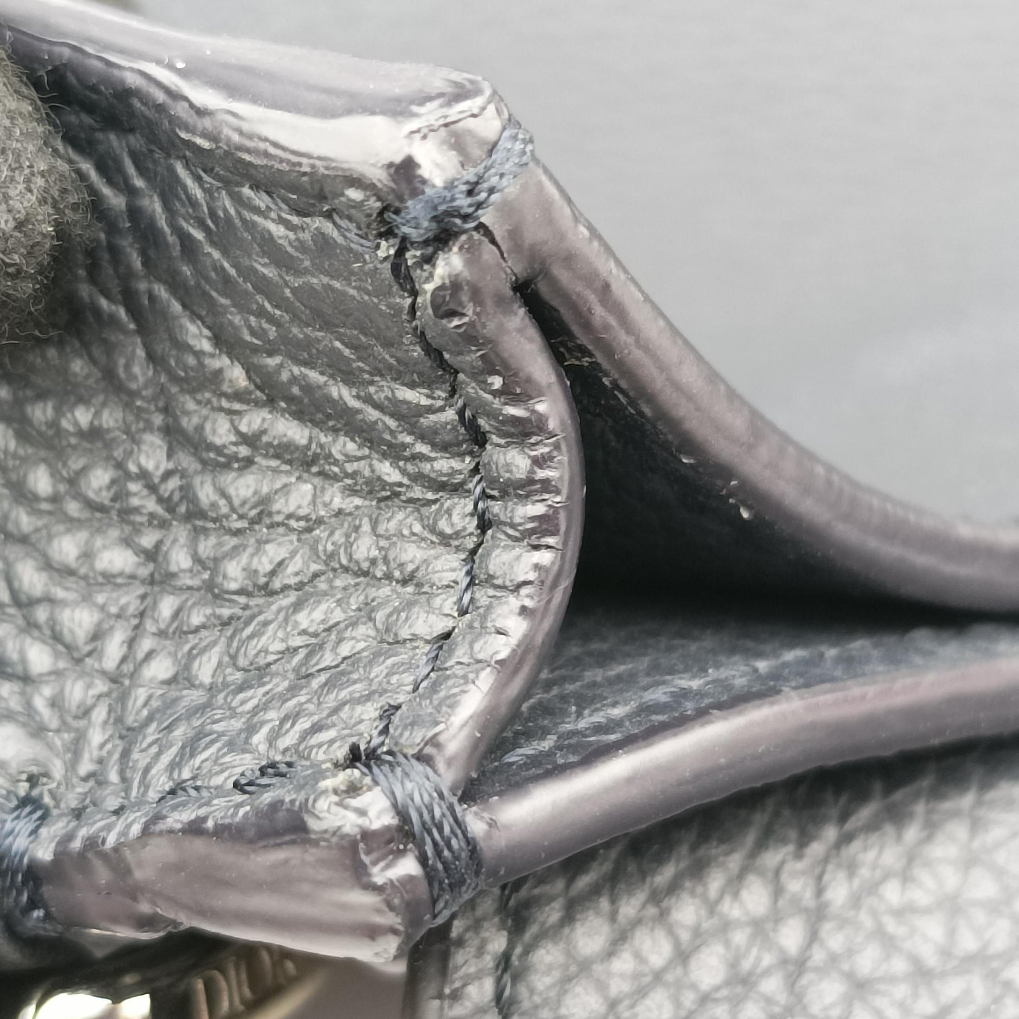 Pre-owned Christian Dior Saddle Navy leather  shoulderbag | stylenewstar