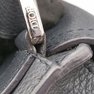 Pre-owned Christian Dior Saddle Navy leather  shoulderbag | stylenewstar