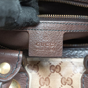Secondhand Gucci Babushka Multicolour PVC coated canvas 207775 handbag | stylenewstar