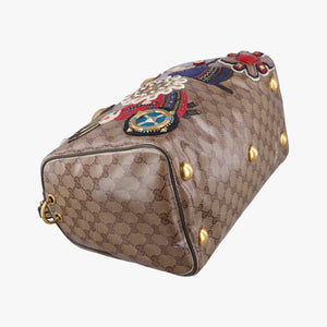 Secondhand Gucci Babushka Multicolour PVC coated canvas 207775 handbag | stylenewstar