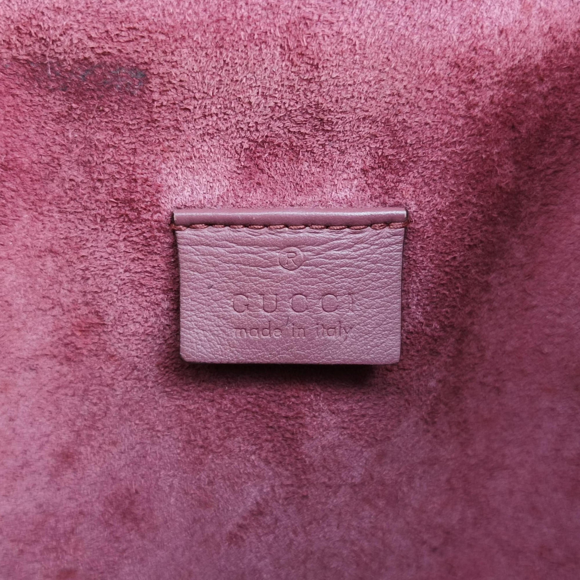Pre-owned Gucci Dionysus beige×red×Multicolour PVC coated canvas × suede 421970 shoulderbag | stylenewstar