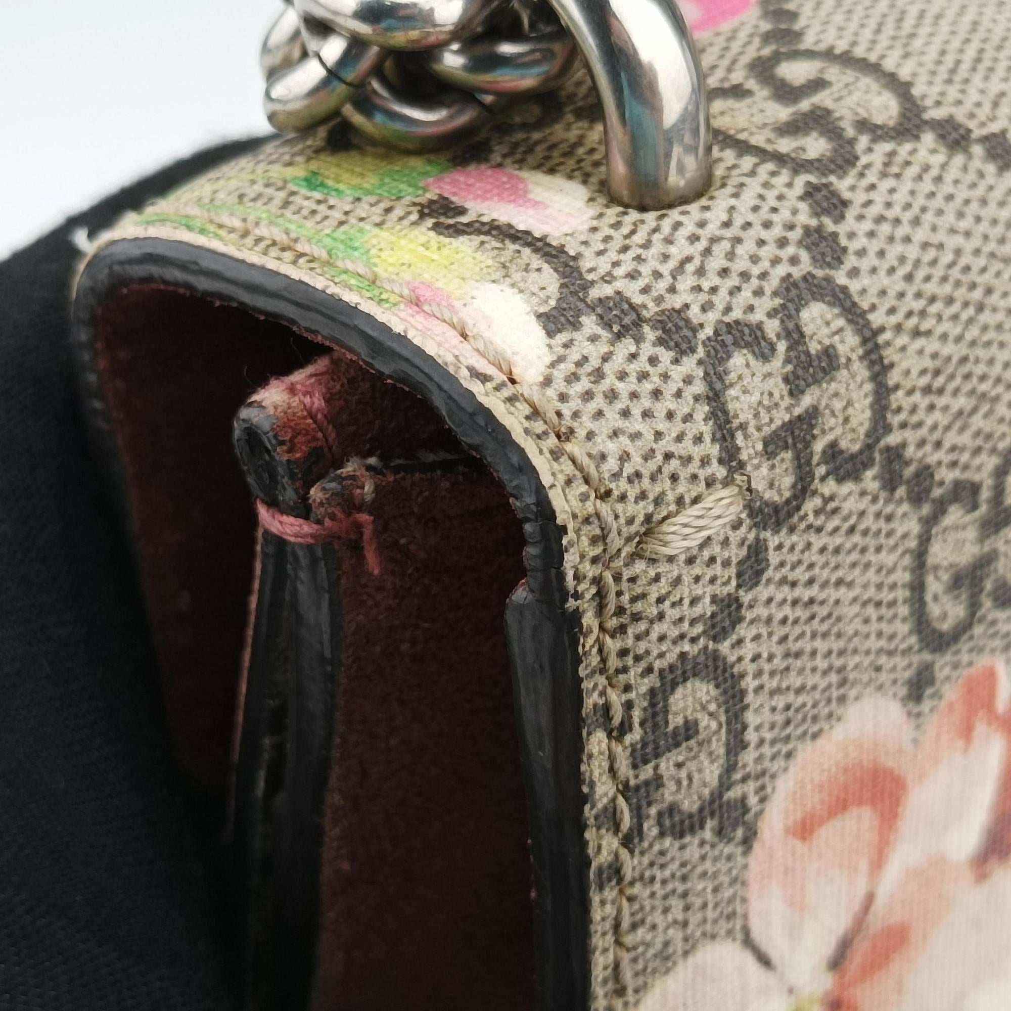 Pre-owned Gucci Dionysus beige×red×Multicolour PVC coated canvas × suede 421970 shoulderbag | stylenewstar