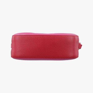 Pre-owned Gucci Soho Rose x red Leather 431567 shoulderbag | stylenewstar