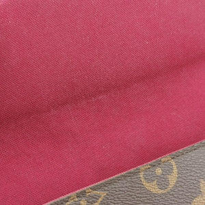 Pre-owned Louis Vuitton Pochette Felicie Brown Monogram Canvas M61276 shoulderbag | stylenewstar