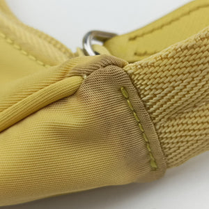 Secondhand Prada Re-Edition2000 Yellow nylon 1NE515 handbag | stylenewstar