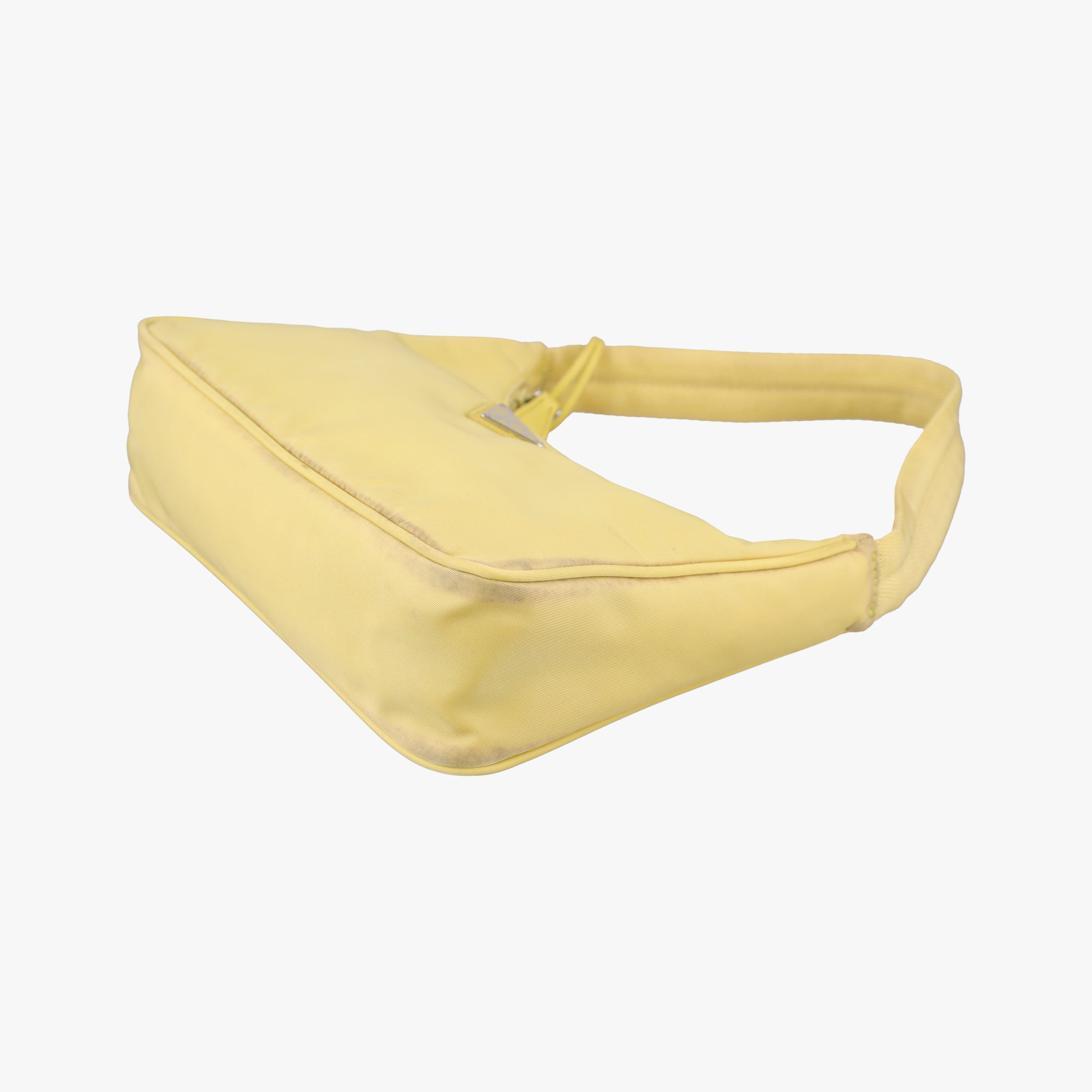 Secondhand Prada Re-Edition2000 Yellow nylon 1NE515 handbag | stylenewstar