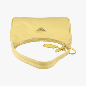 Secondhand Prada Re-Edition2000 Yellow nylon 1NE515 handbag | stylenewstar