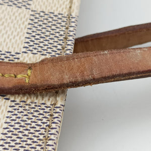 Pre-owned Louis Vuitton Cabas MM Azur Damier Canvas N41375 shoulderbag | stylenewstar