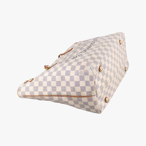 Pre-owned Louis Vuitton Cabas MM Azur Damier Canvas N41375 shoulderbag | stylenewstar
