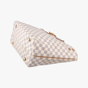 Pre-owned Louis Vuitton Cabas MM Azur Damier Canvas N41375 shoulderbag | stylenewstar
