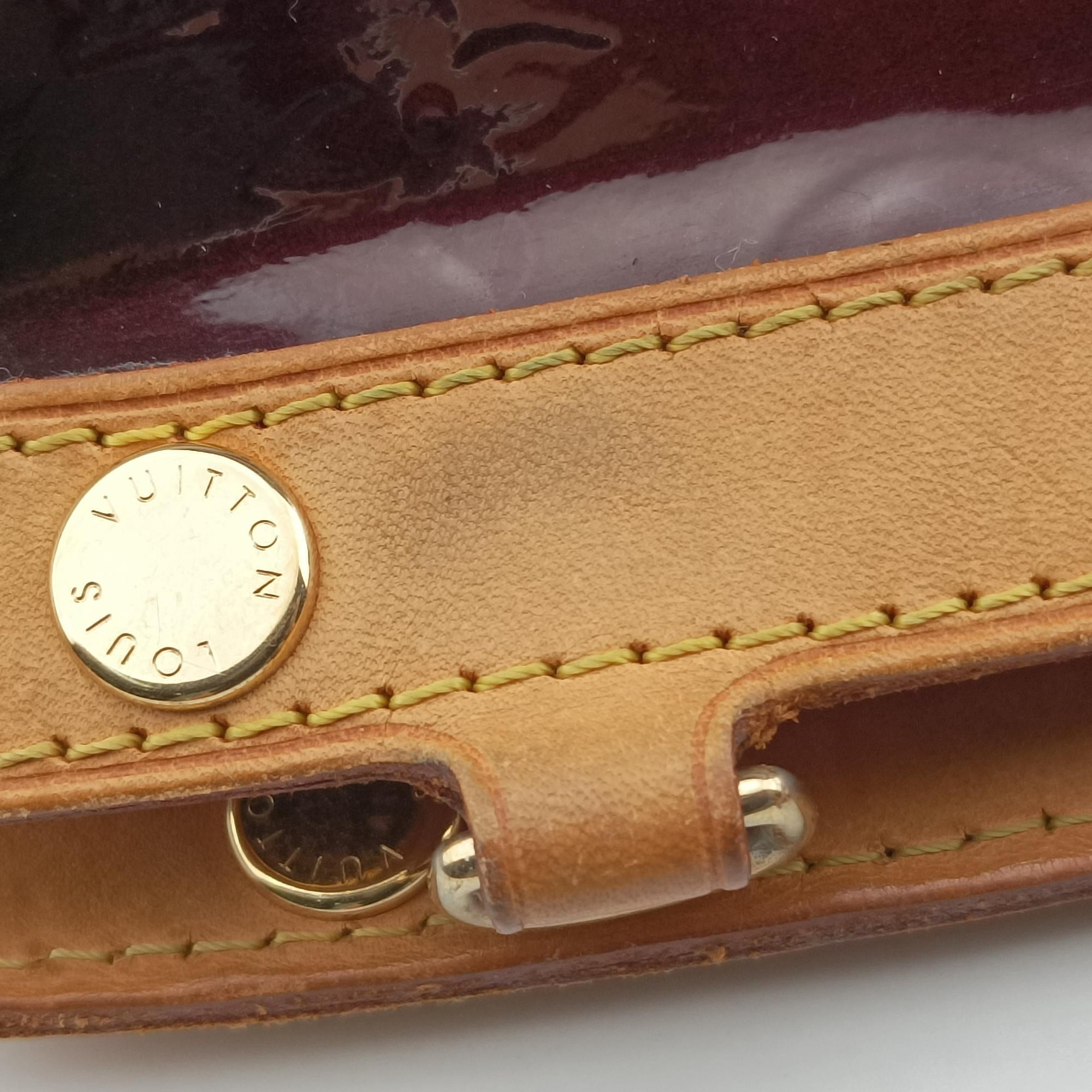 Pre-owned Louis Vuitton Brea MM AMARANTE Vernis M91619 shoulderbag | stylenewstar