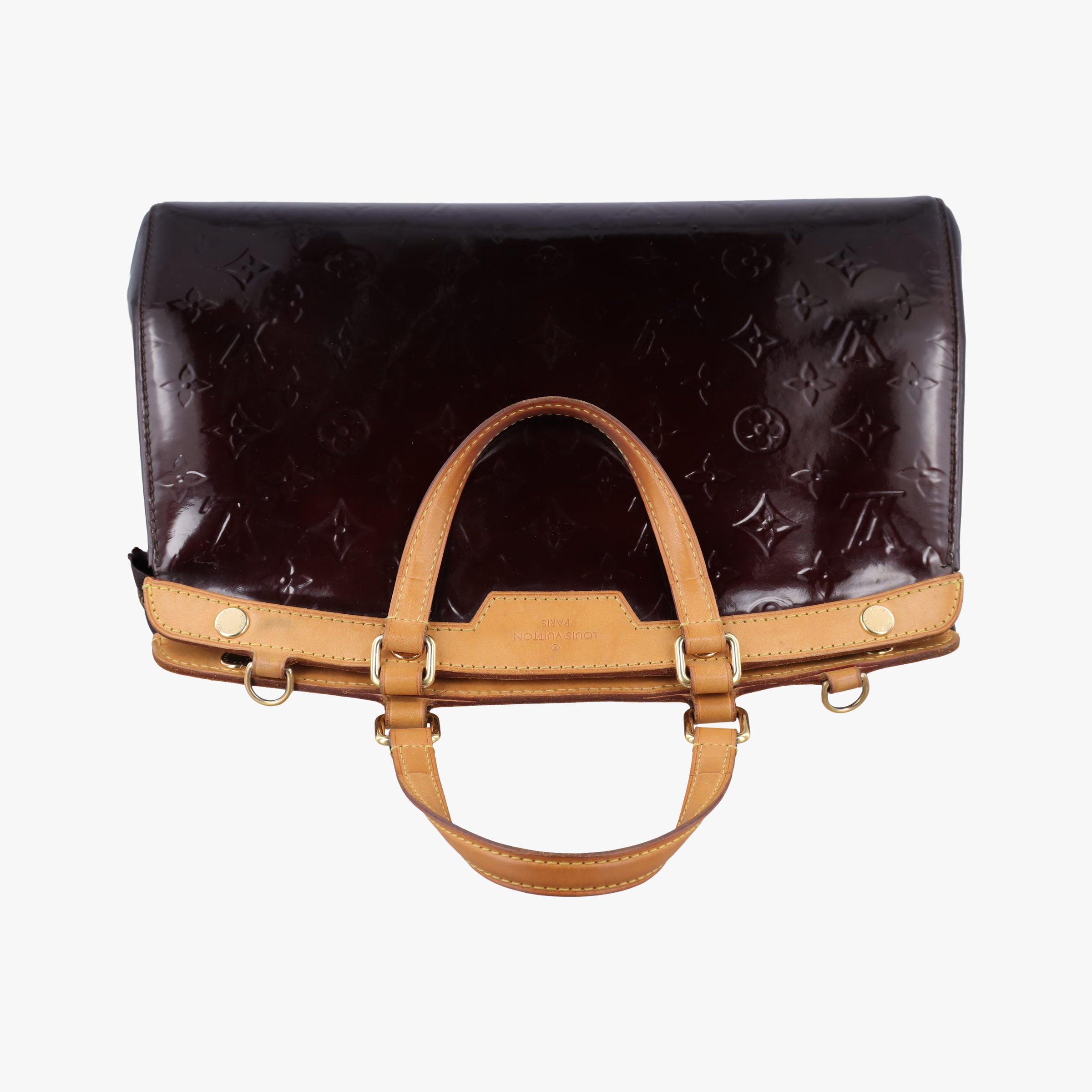 Pre-owned Louis Vuitton Brea MM AMARANTE Vernis M91619 shoulderbag | stylenewstar