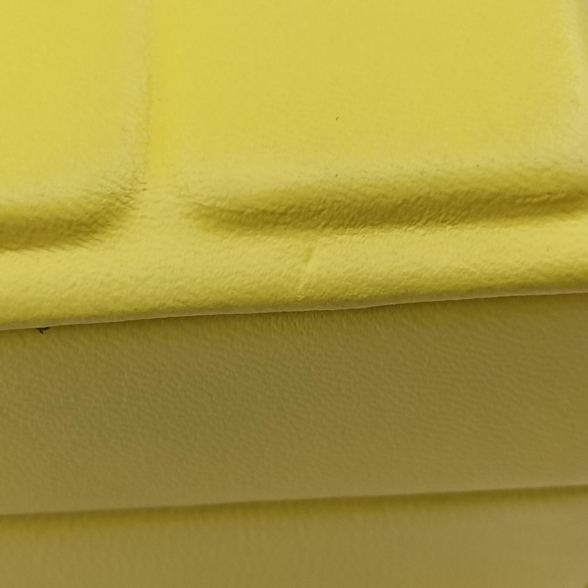 Pre-owned Chanel Chocolate Bar Yellow lambskin A94482 shoulderbag | stylenewstar