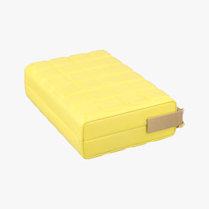 Pre-owned Chanel Chocolate Bar Yellow lambskin A94482 shoulderbag | stylenewstar