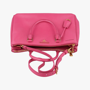 Vintage Prada Galleria Pink SAFFIANO Leather BN1786 shoulderbag | stylenewstar