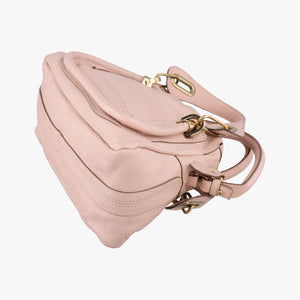 Pre-owned Chloe Paraty Pink Leather  shoulderbag | stylenewstar