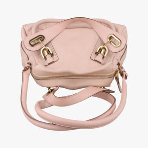 Pre-owned Chloe Paraty Pink Leather  shoulderbag | stylenewstar