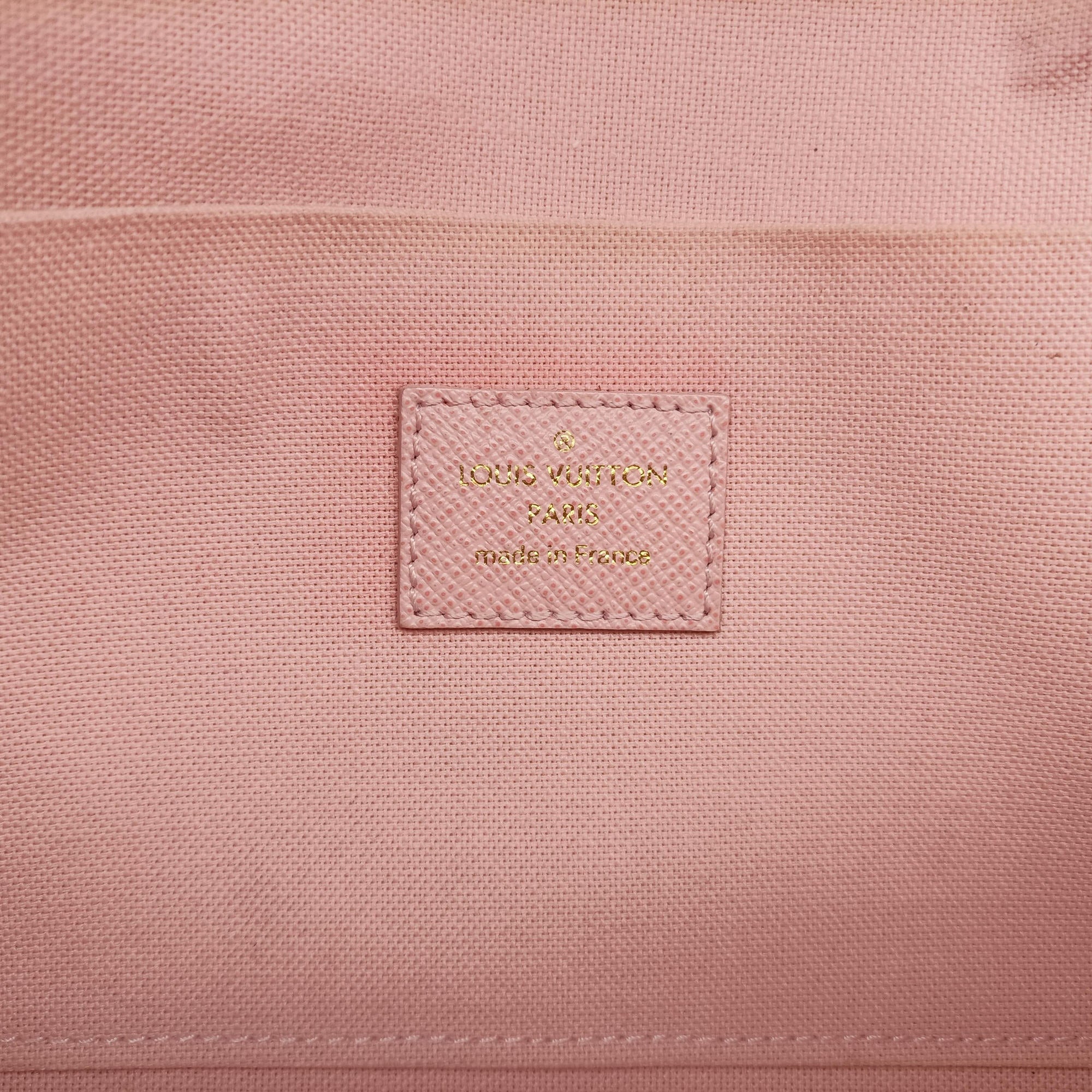 Secondhand Louis Vuitton Pochette FeLICIE AZUR Damier Canvas N63106 shoulderbag | stylenewstar
