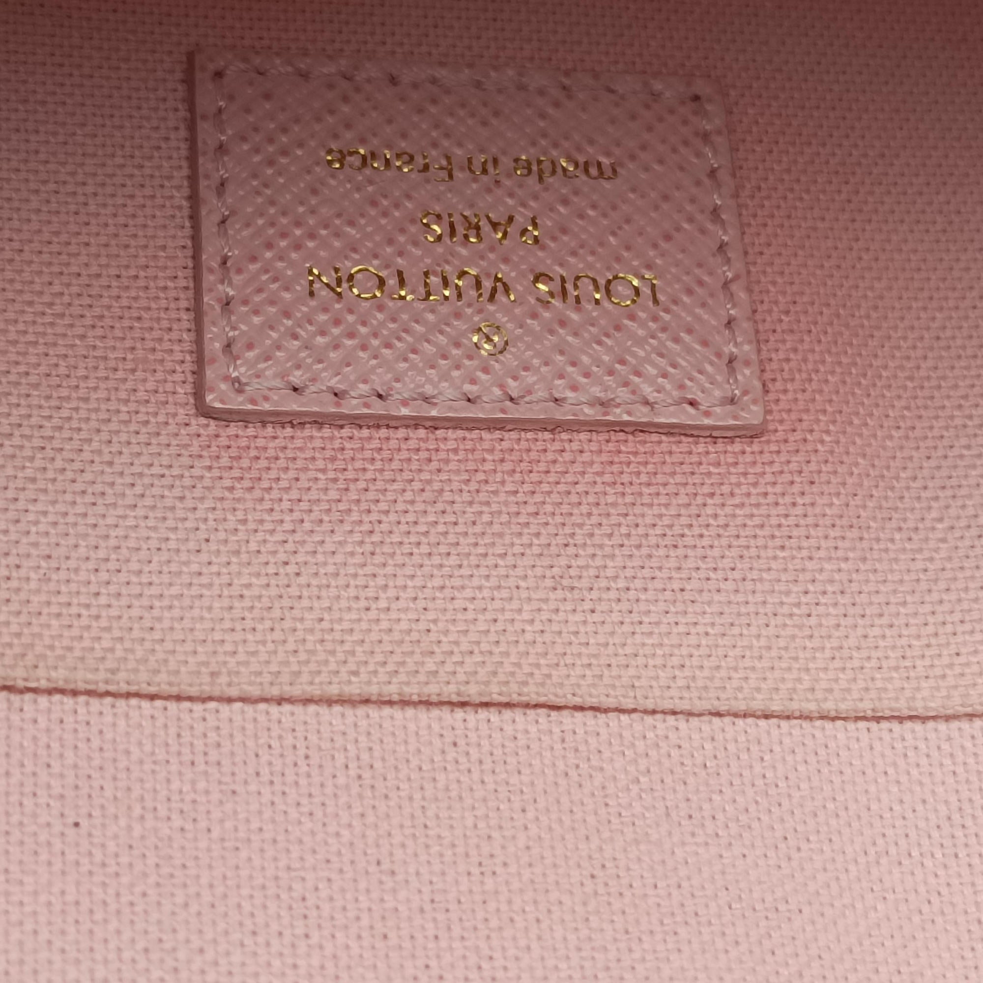 Secondhand Louis Vuitton Pochette FeLICIE AZUR Damier Canvas N63106 shoulderbag | stylenewstar