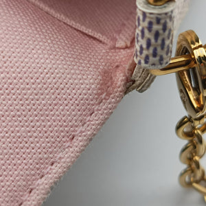 Secondhand Louis Vuitton Pochette FeLICIE AZUR Damier Canvas N63106 shoulderbag | stylenewstar
