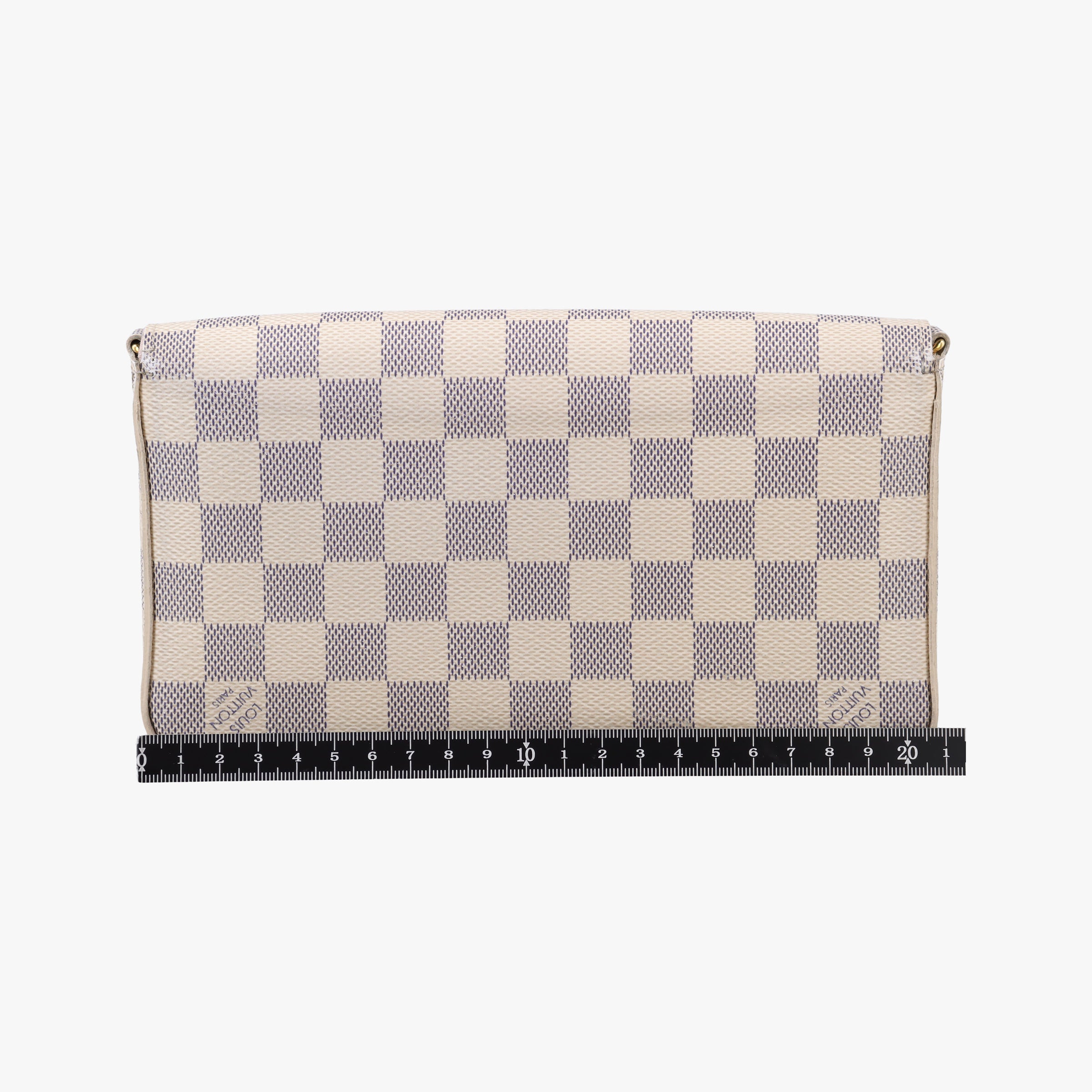 Secondhand Louis Vuitton Pochette FeLICIE AZUR Damier Canvas N63106 shoulderbag | stylenewstar