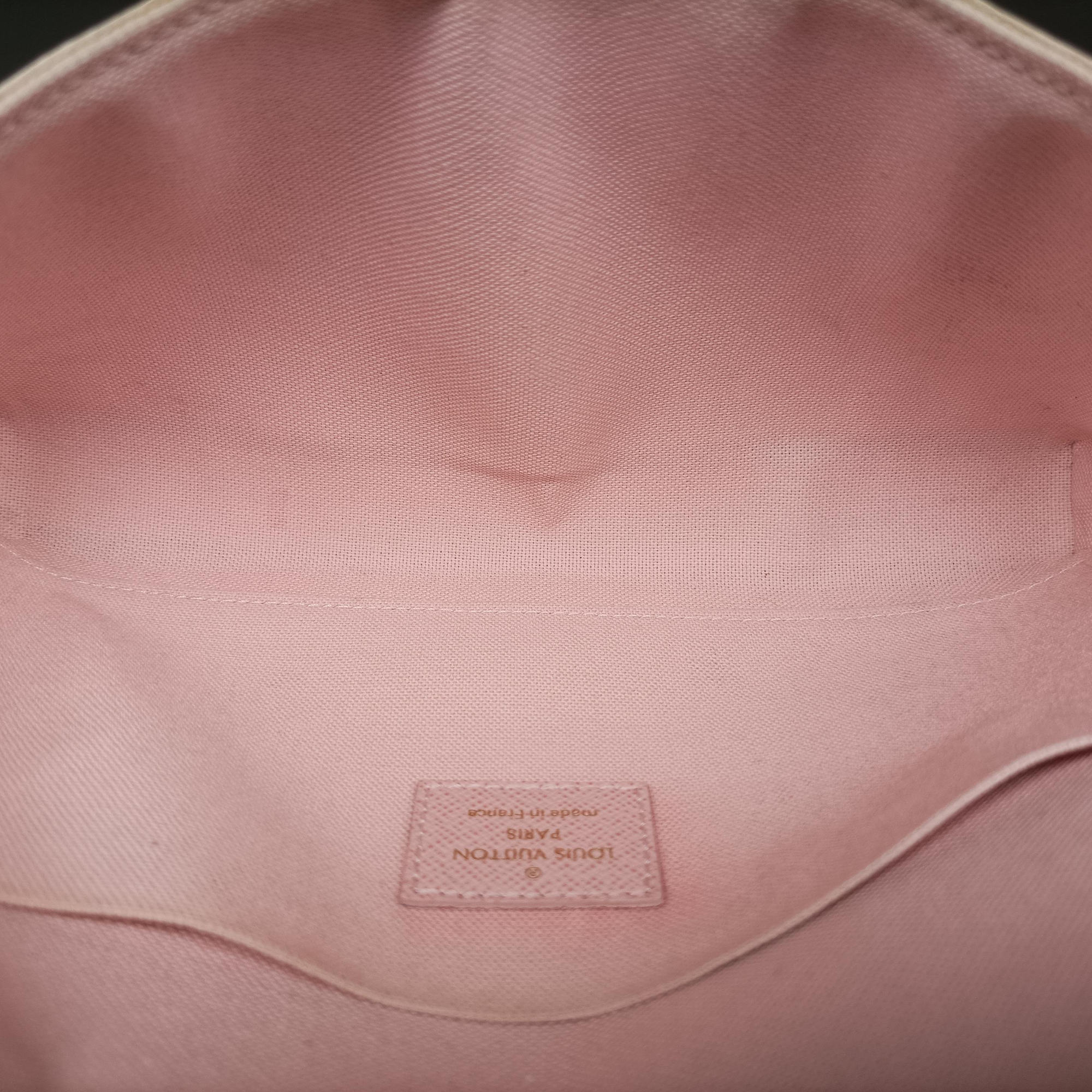 Secondhand Louis Vuitton Pochette FeLICIE AZUR Damier Canvas N63106 shoulderbag | stylenewstar