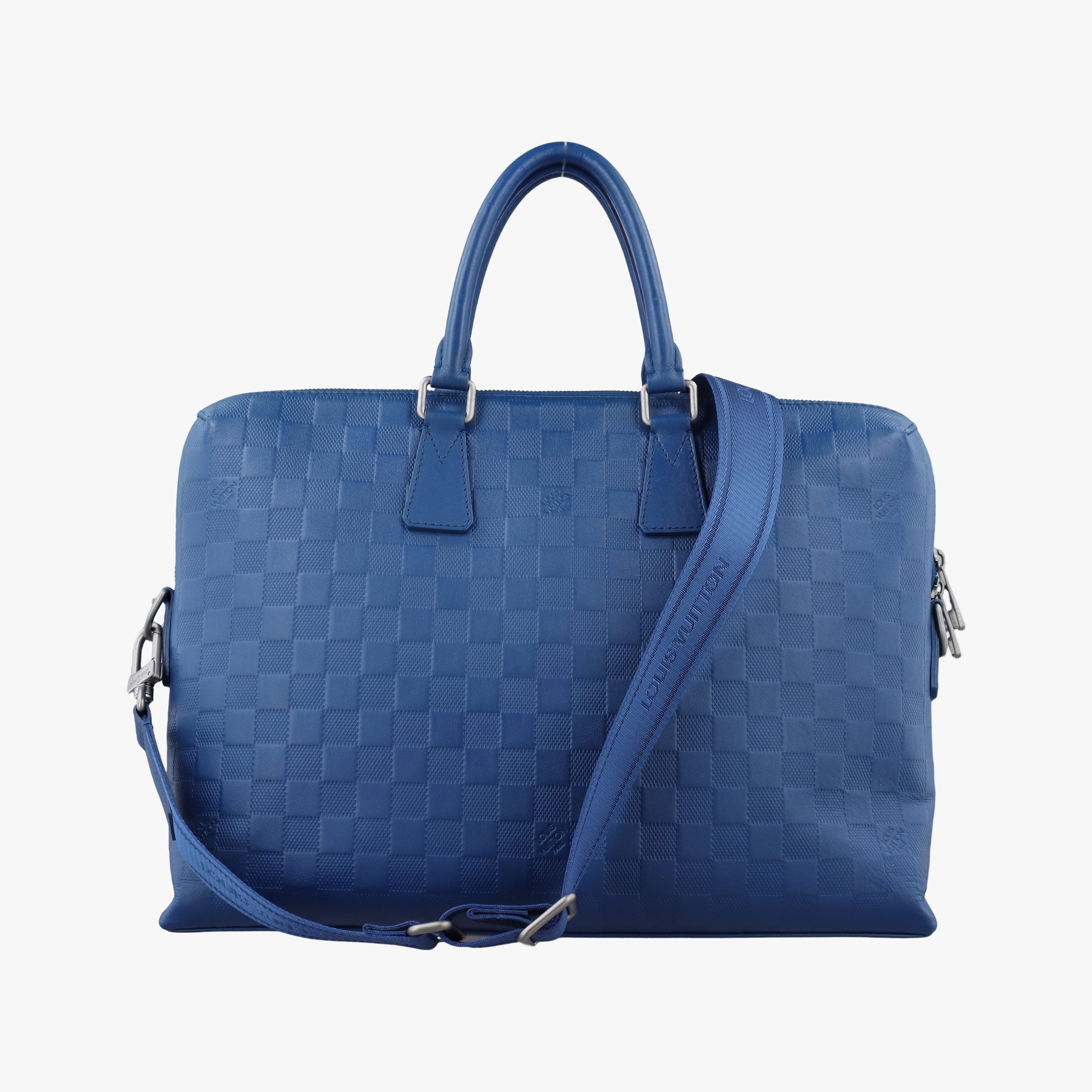 Pre-owned Louis Vuitton Porte Document Jour Business Neptune Damier Infini N41328 shoulderbag | stylenewstar