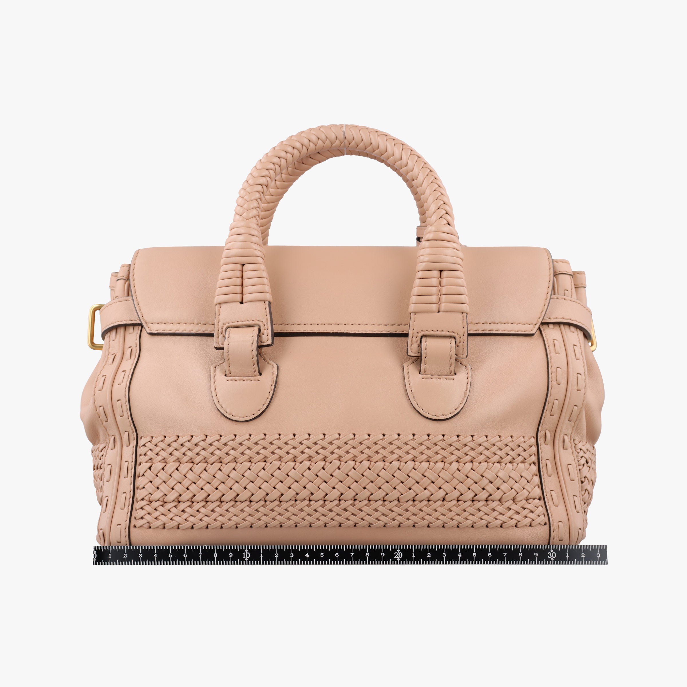 Pre-owned Gucci Medium Handmade Top Beige leather 263945 handbag | stylenewstar