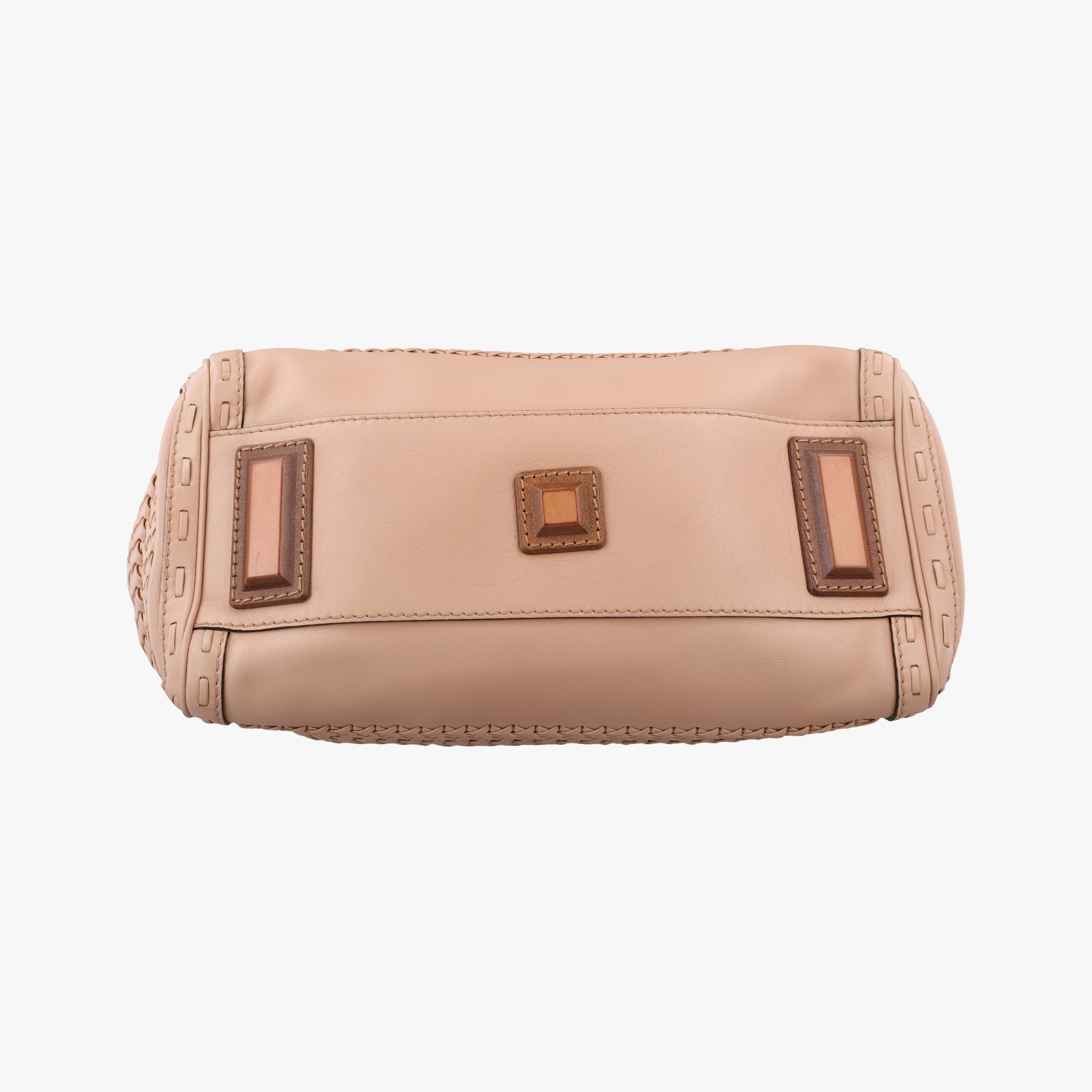 Pre-owned Gucci Medium Handmade Top Beige leather 263945 handbag | stylenewstar