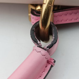 Pre-owned Gucci Queen Margaret White×Red×Blue×Pink Leather 476541 shoulderbag | stylenewstar