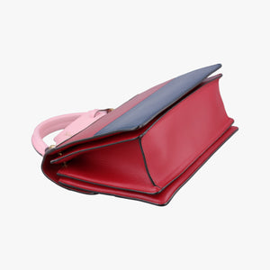 Pre-owned Gucci Queen Margaret White×Red×Blue×Pink Leather 476541 shoulderbag | stylenewstar
