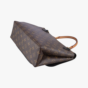 Vintage Louis Vuitton MARIGNAN brown×black Monogram Canvas×calf leather M44259 shoulderbag | stylenewstar