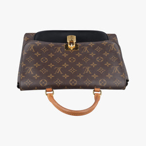 Vintage Louis Vuitton MARIGNAN brown×black Monogram Canvas×calf leather M44259 shoulderbag | stylenewstar