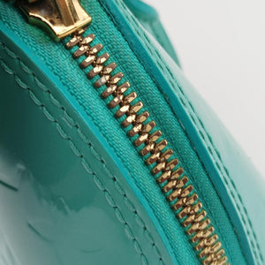 Vintage Louis Vuitton Alma BB Blue Lagon Vernis M91696 shoulderbag | stylenewstar