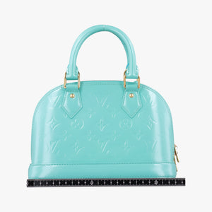 Vintage Louis Vuitton Alma BB Blue Lagon Vernis M91696 shoulderbag | stylenewstar